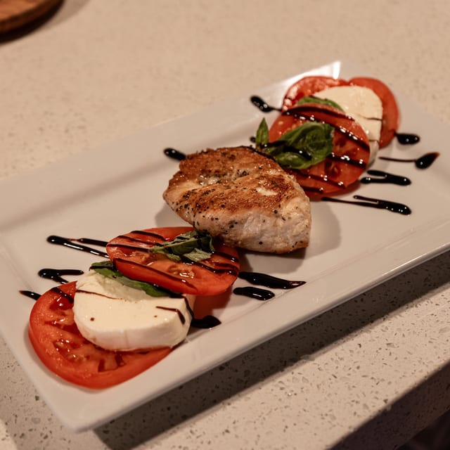 Chicken Caprese Salad.