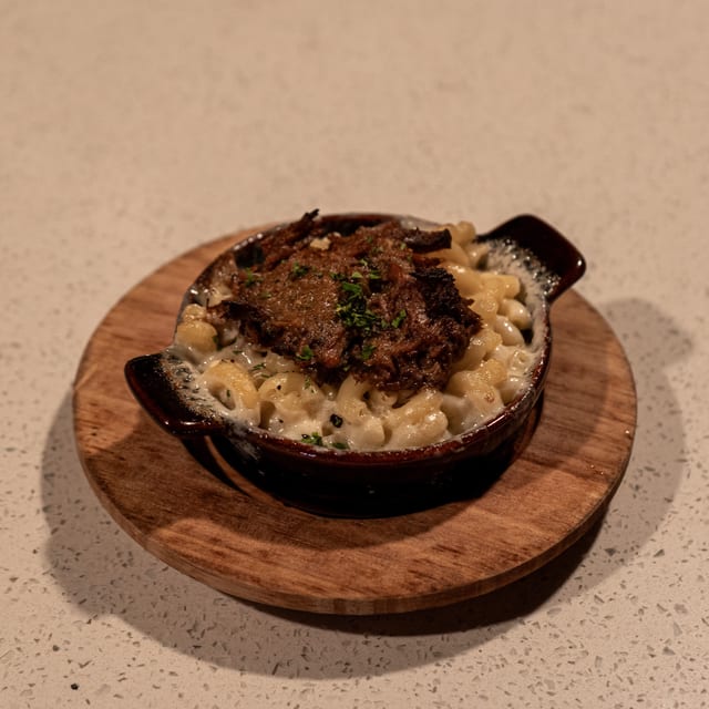 Short Rib Mac & Cheese.