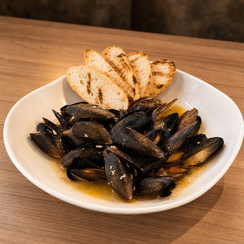 Drunken Mussels.