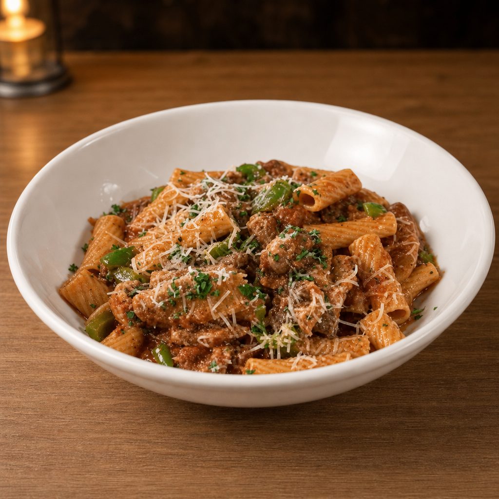 Rigatoni.